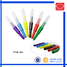 School Stationery Stencil Students Class Art Craft DIY Painting Blow Pens